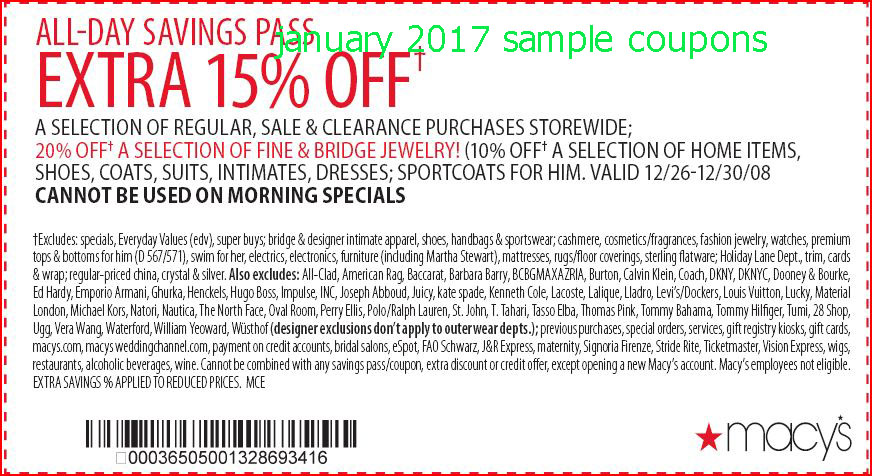 Printable Coupons 2021: Macy's Coupons