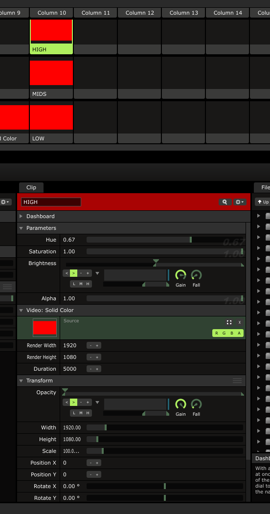 Honours Project Blog Final full System example with Resolume explanation