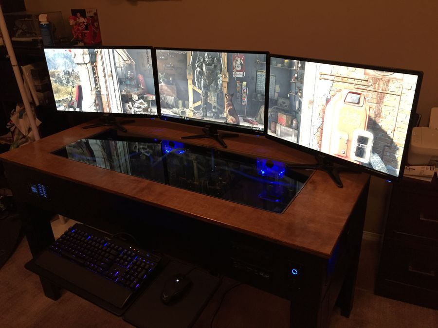 Real Gaming Setup 3 Awesome Custom Built Table Pcs Awesome Custom Built Table Pcs