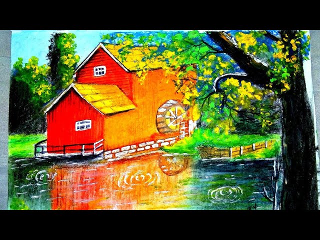 Featured image of post Landscape Scenery Drawing With Oil Pastels Easy