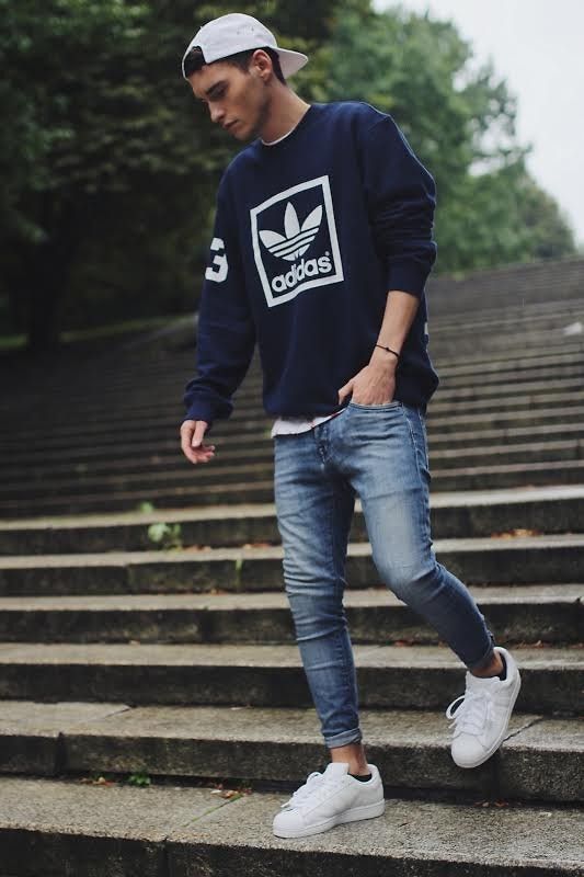 Macho Moda - Blog de Moda Masculina: Looks Masculinos com Adidas Superstar,  pra inspirar!