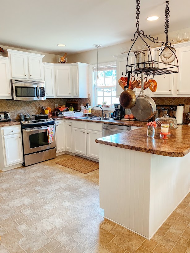diy, kitchen refresh, painted cabinets, home project, nc blogger, north carolina blogger