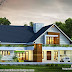 2492 sq-ft sloping roof style bungalow