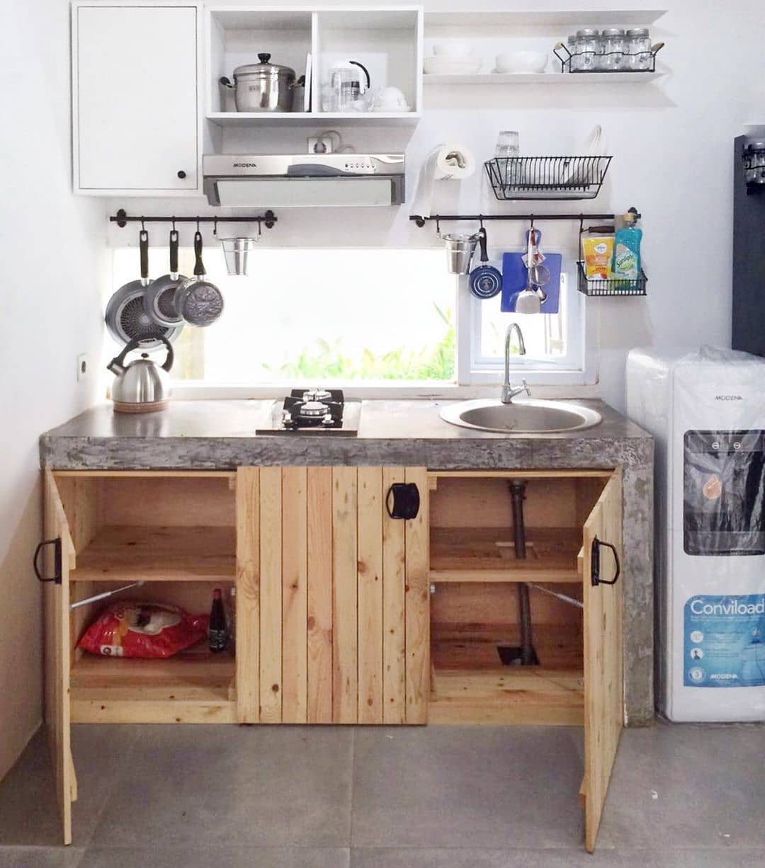 Kumpulan Inspirasi Desain Dapur Minimalis Bahan Kayu yang ...