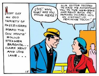 Action Comics (1938) #2 Page 3 Panel 2: Lois' distinctive feminine touch
