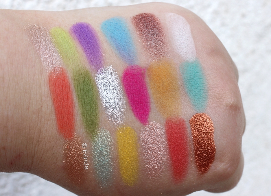 Revolution Rainbow Palette Review Halloween 2019 Evinde's Blog