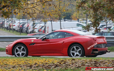 Ferrari California Turbocharged Testing Again Spyshot Photos 2