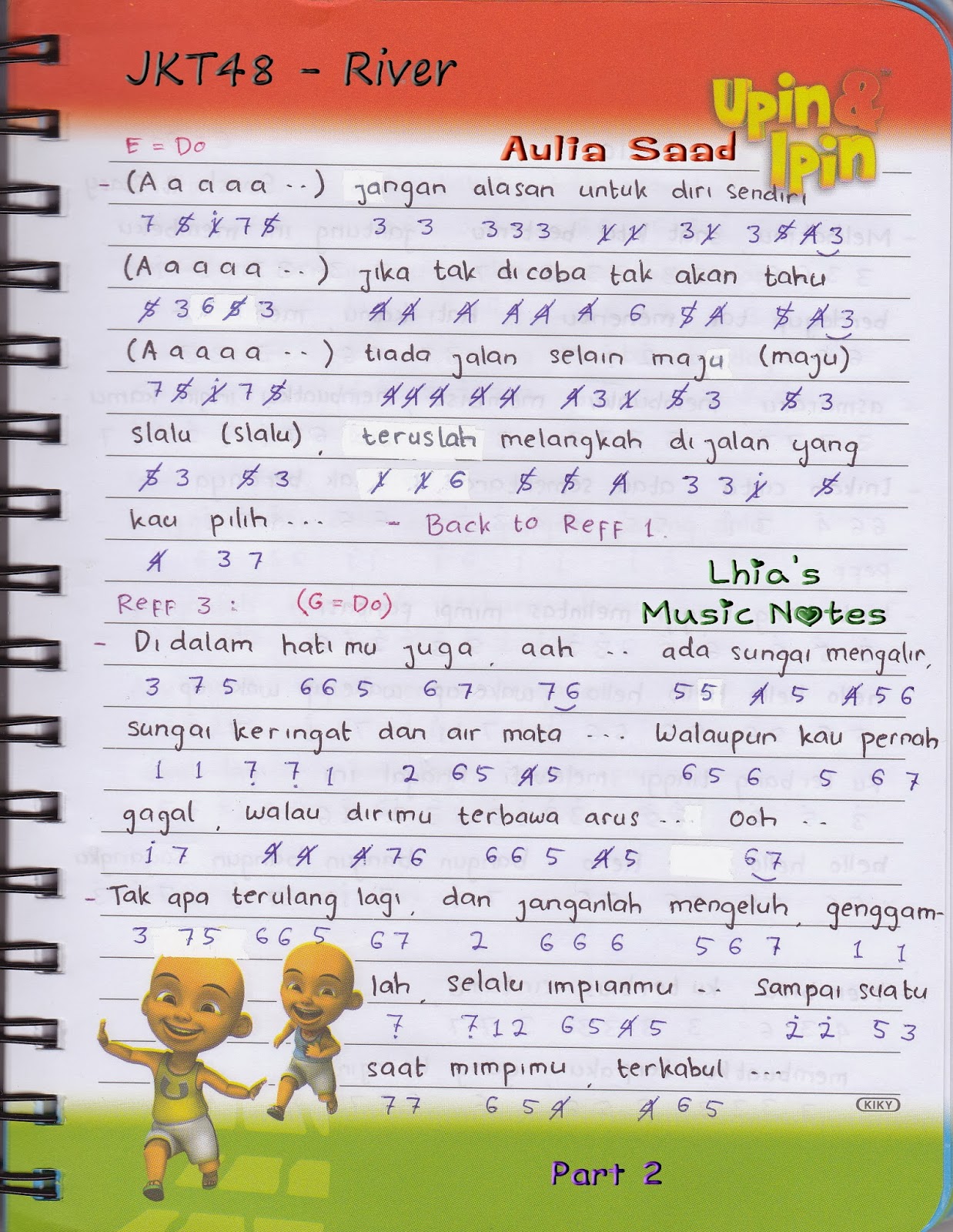 Not Angka JKT48 River Aulia's World