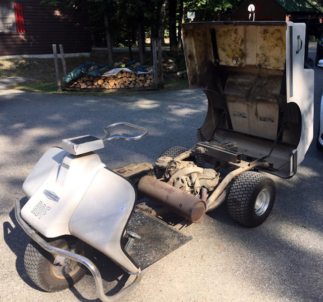 Just A Car Guy: I didn't know that Harley made golf carts! Must have