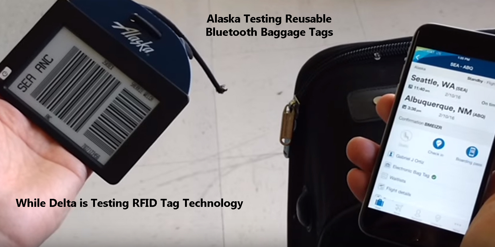 alaska airlines tests reusable
