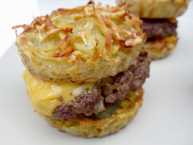 Gourmande ou passionnée... Burger de galettes de pomme de