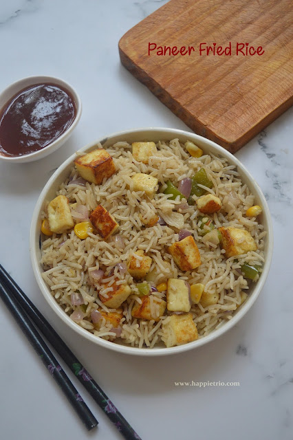 Paneer Fried Rice Recipe | How to make Paneer Fried Rice