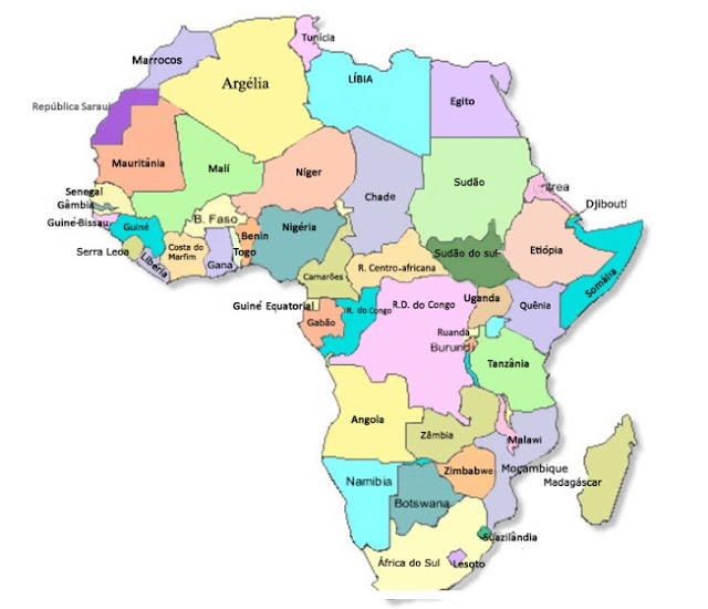 Mapa Politico Africa Imagui 2804