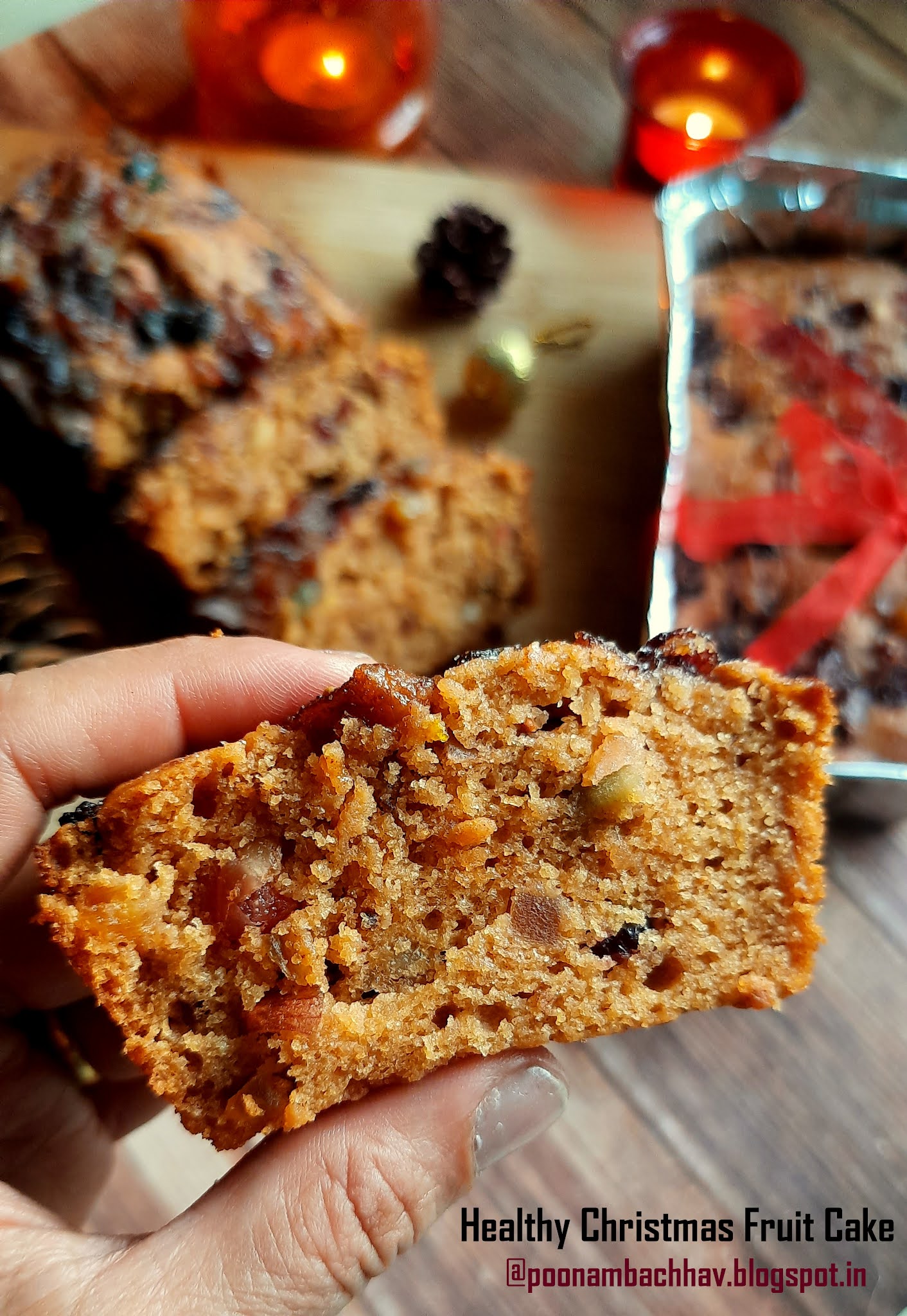 Annapurna Healthy Christmas Fruit Cake Recipe