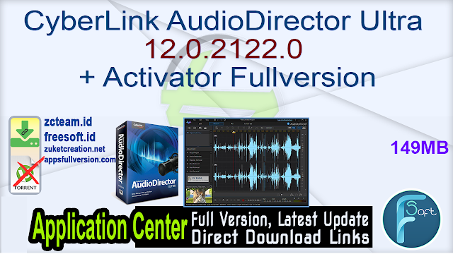 CyberLink AudioDirector Ultra 12.0.2122.0 + Activator Fullversion