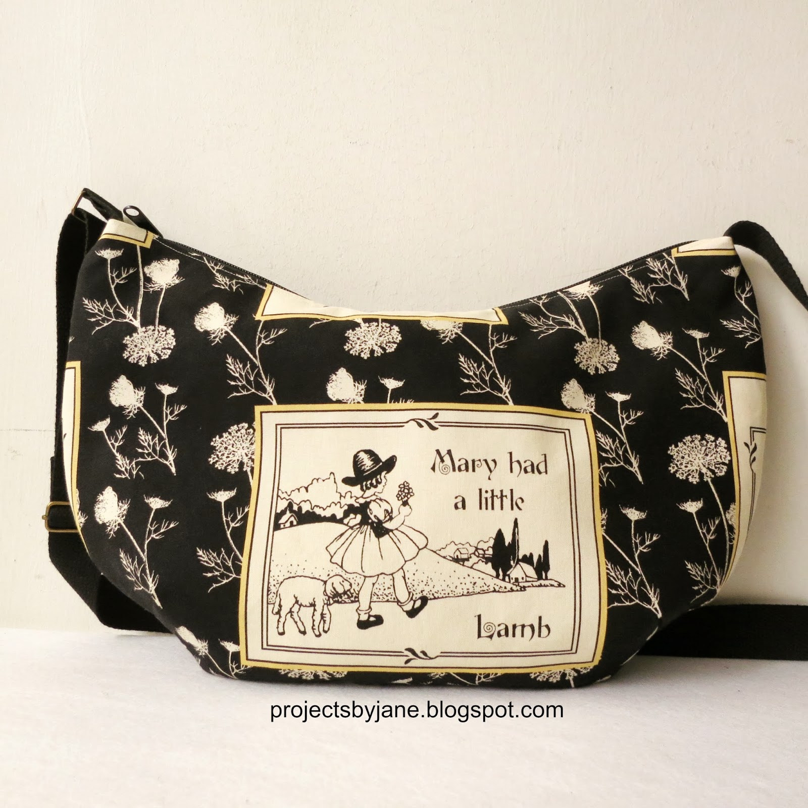 Nursery Rhyme Curvy Crossbody Bag Projects by Jane
