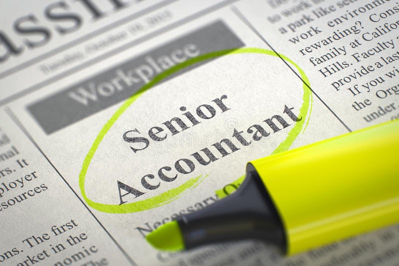 Senior Accountant Jobs Vacancy For Work For A Company Based In Abu