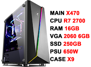 tại sao phải mua Pc gaming VPC 2700/16Gb/RTX2060/650W