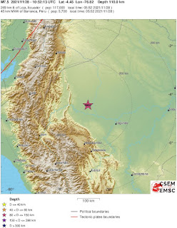 Cutremur major cu magnitudinea de 7,5 grade in Peru