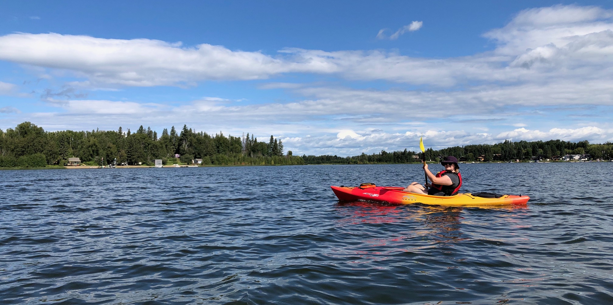 Canoeing Around Edmonton, Alberta, Canada Jackfish Lake