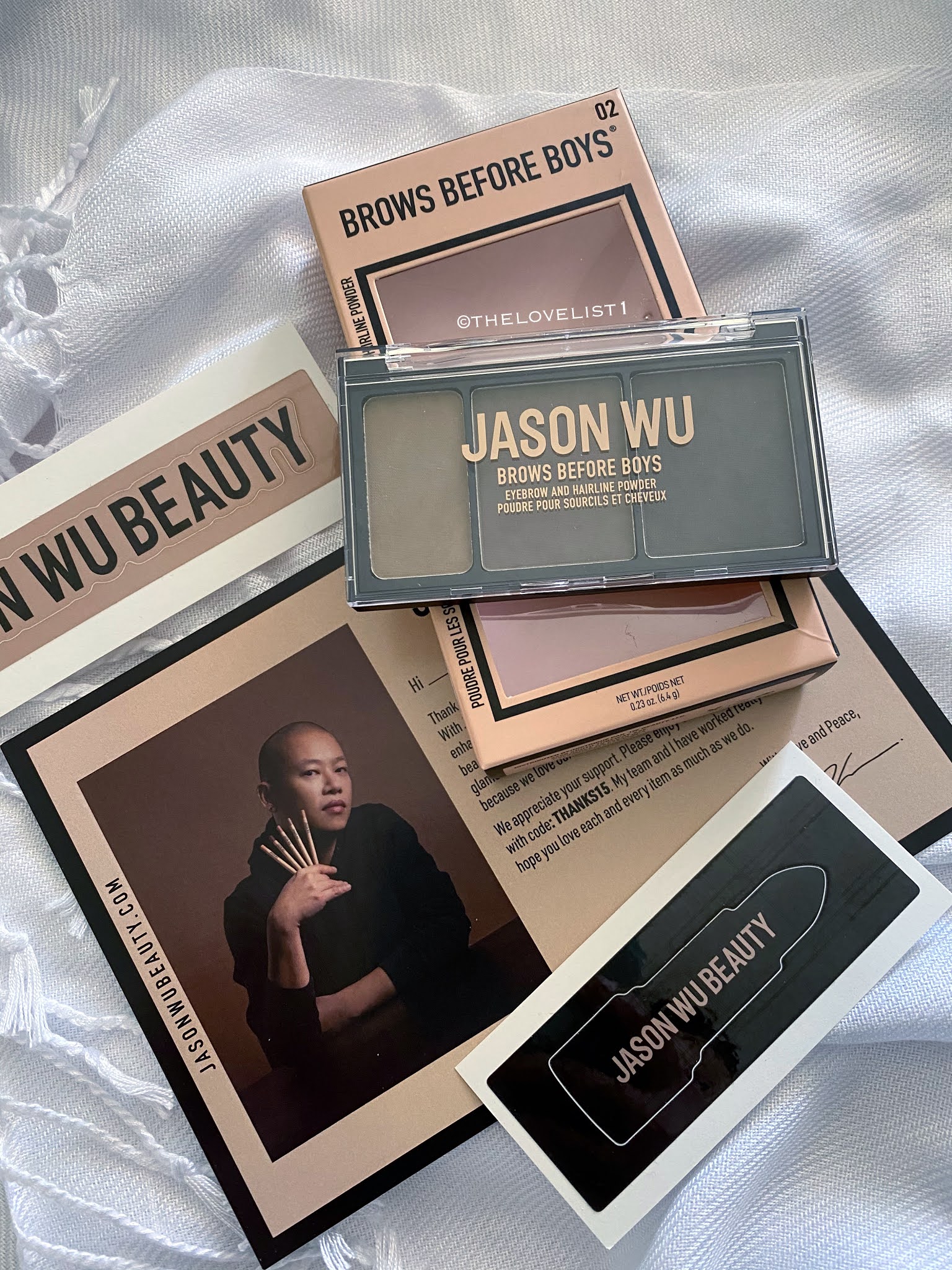 Product Review  Jason Wu Beauty Brows Before Boys Brow Powder