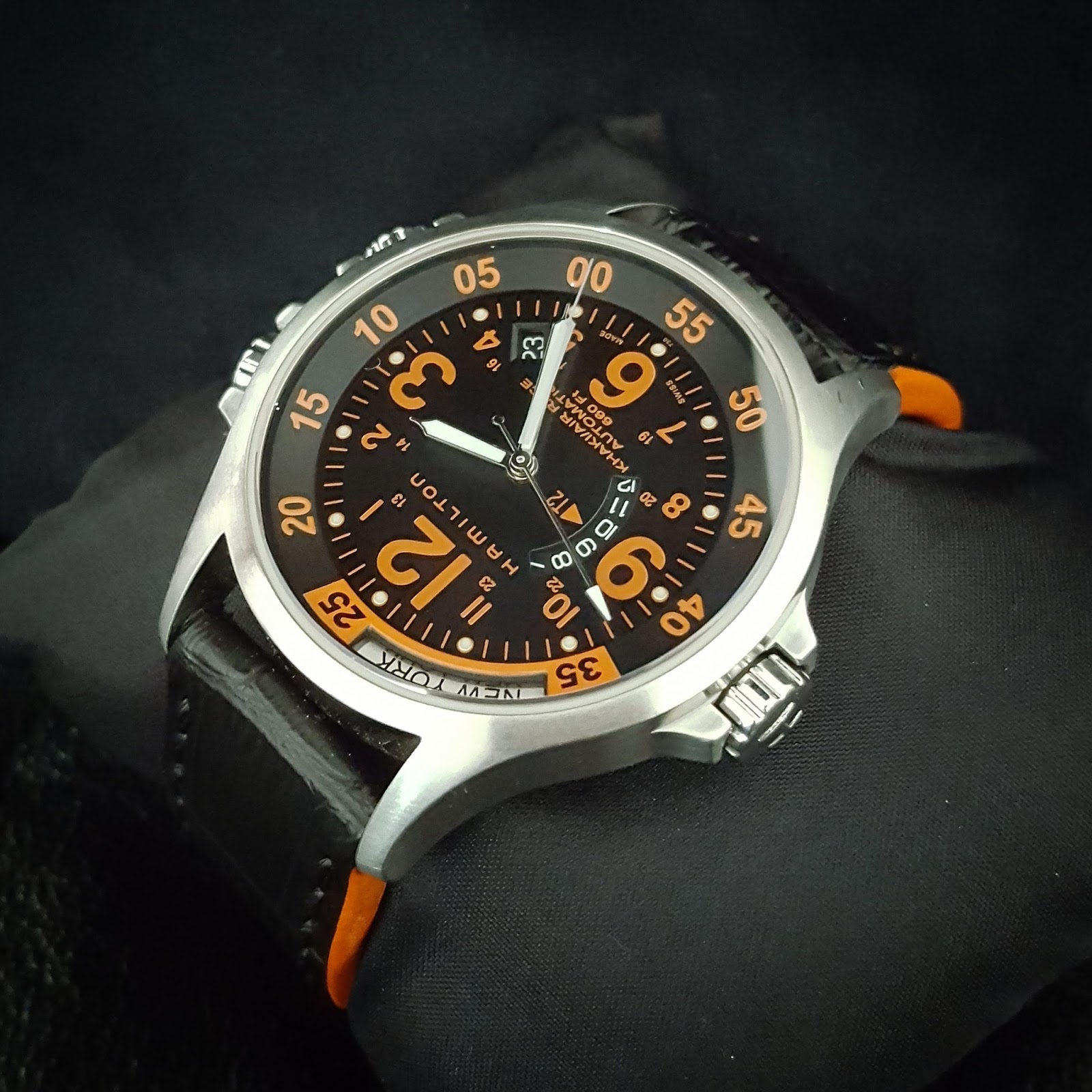 jam tangan hamilton khaki automatic
