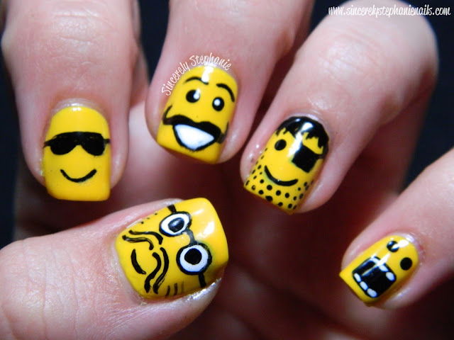 Lego Nail Art