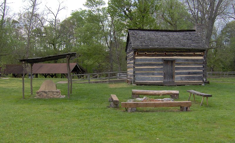 Pigeon ford log cabins