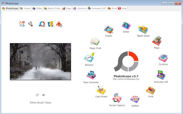 Tải PhotoScape 3.7 | Phần Mềm Chỉnh Sửa Ảnh Gọn Nhẹ