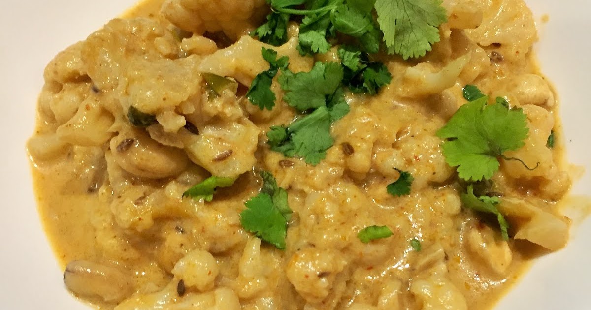 sherrys pickings Nigella's Cauliflower And Cashew Nut Curry