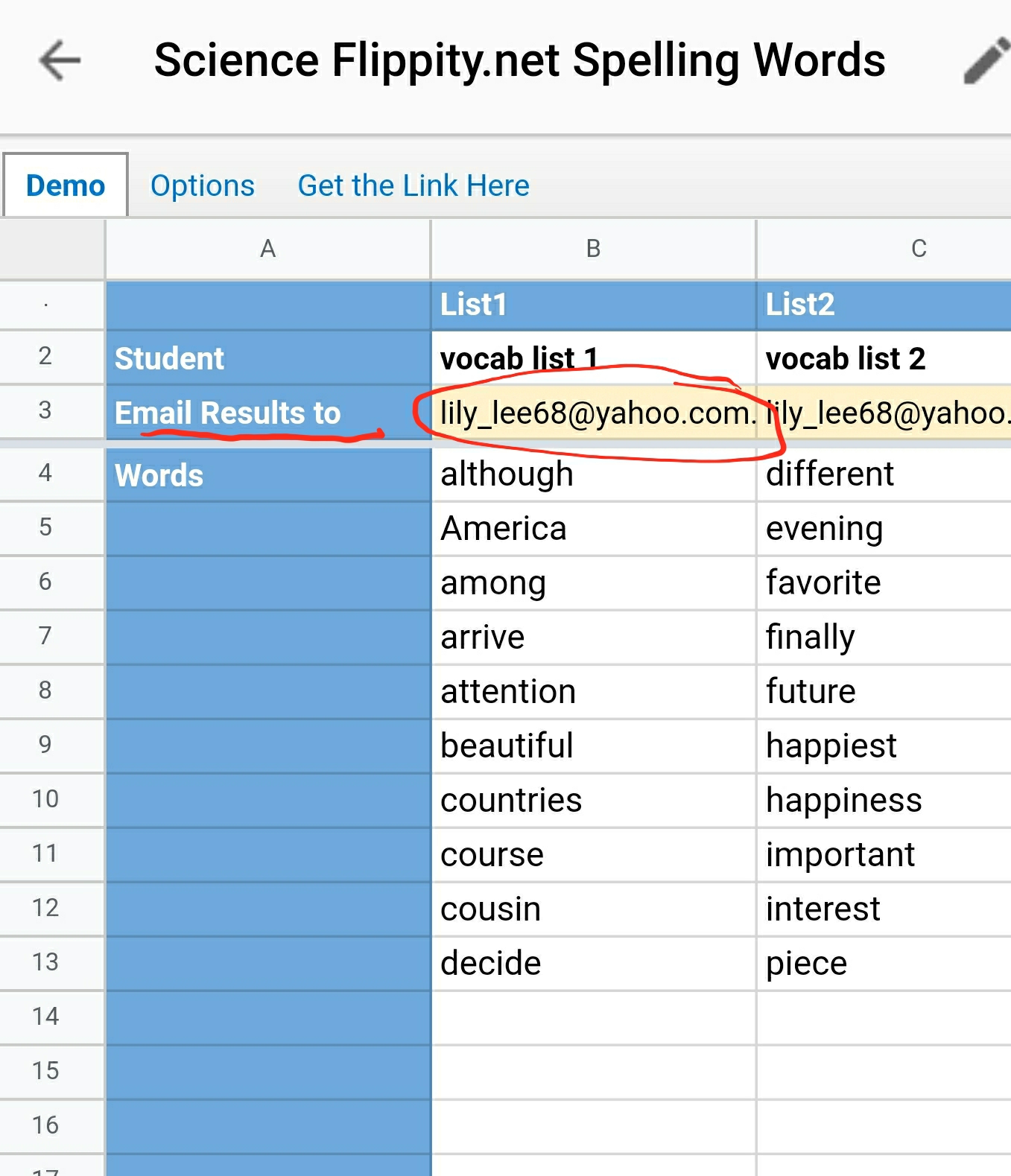 EZIT Flippity with Google spreadsheet