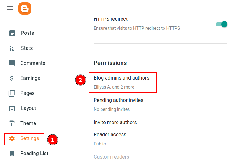 Blogger Admin Control Panel How to Add Multi Admins & Authors