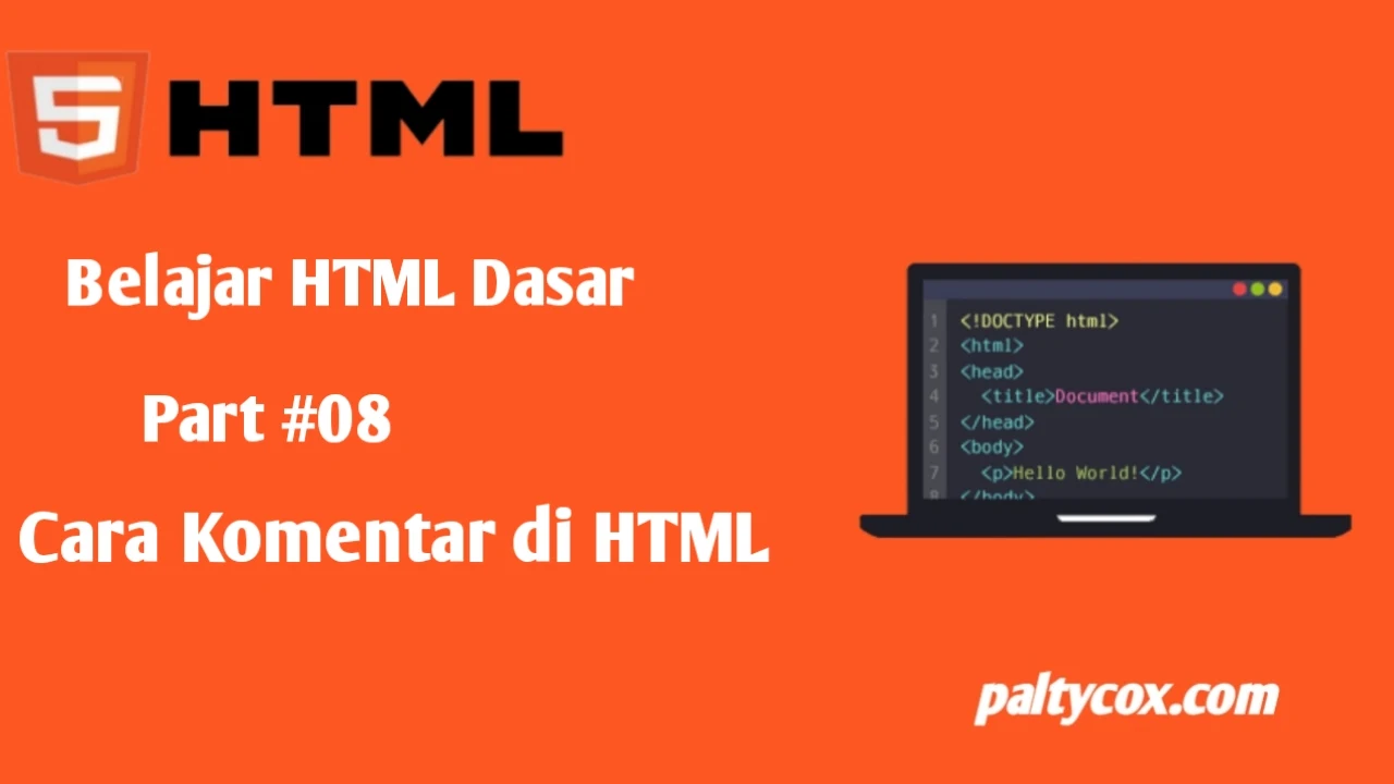 cara membuat komentar HTML