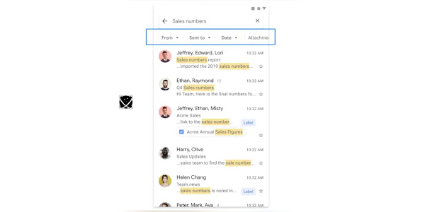 Gmail now has search filters, and Android users can now turn off personalized search results in the Google App
