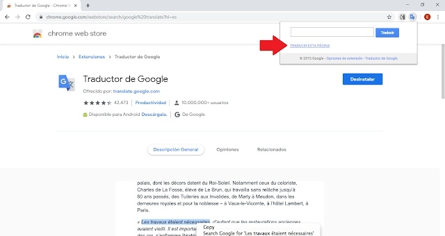 como usar el traductor de google