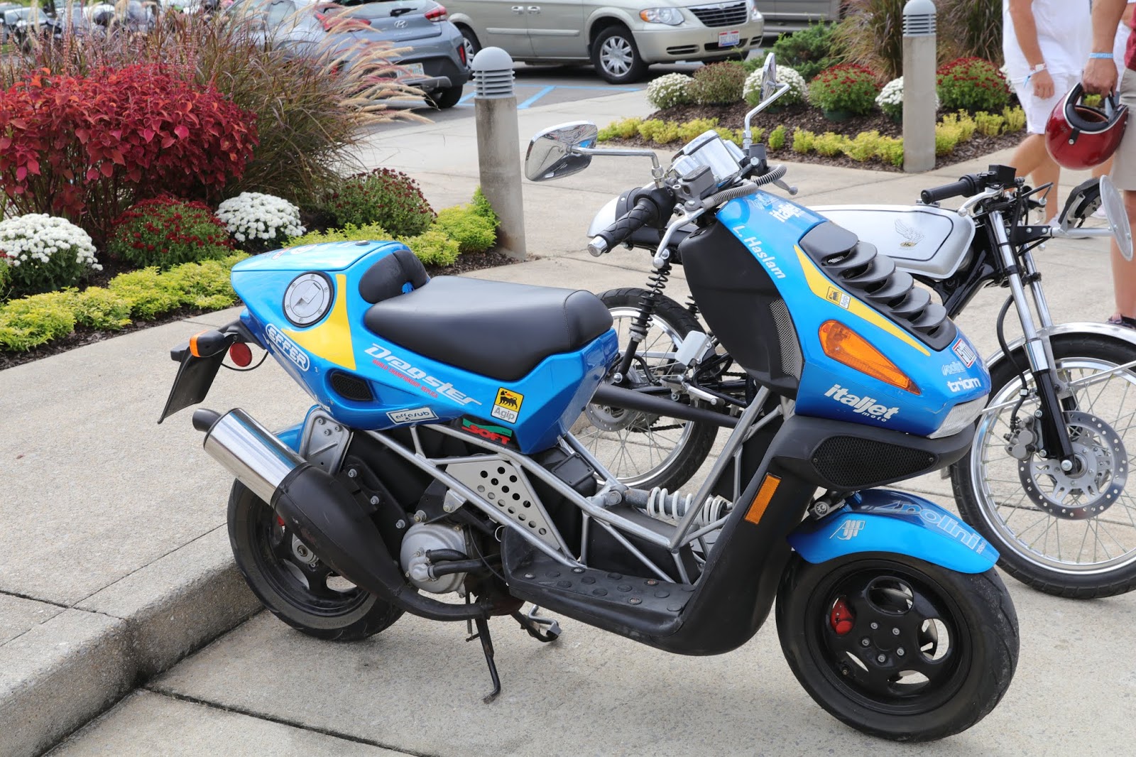 OldMotoDude ItalJet Scooter at the 2019 Barber Vintage Motorcycle Festival Birmingham, Alabama