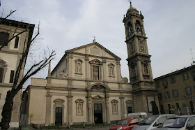 The Basilica of Santo Stefano Maggiore in Milan, the scene of Galeazzo Maria Sforza's assassination
