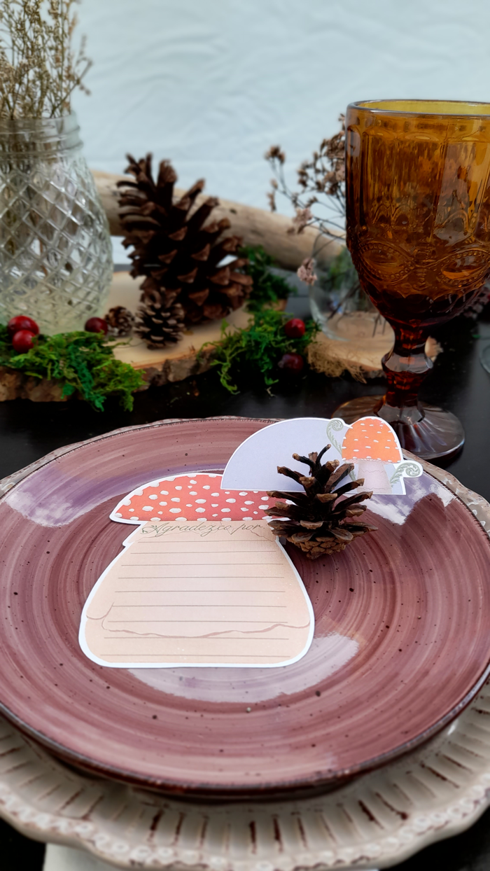 IMPRIMIBLE, MESA, TABLESETTING, THANKSGIVING, ACCION DE GRACIAS, FOREST, WOODLAND, ENCHANTED