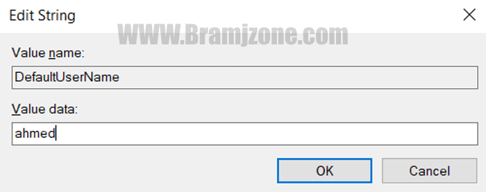DefaultUserName