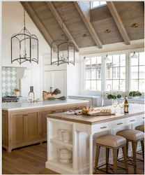 french country beach interior giannetti tour farmhouse kitchen modern inspired inspiration