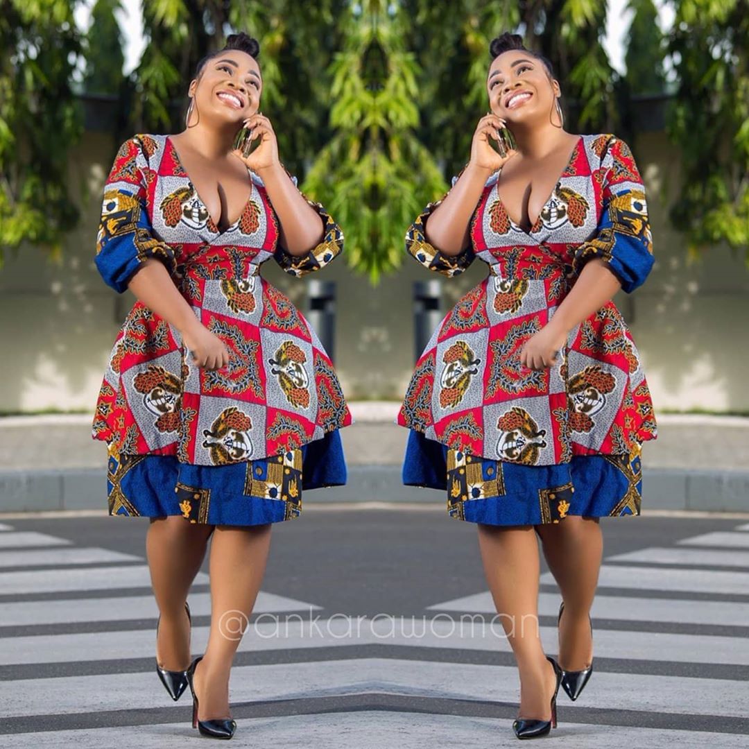 Latest Ankara Short Flay Gown Styles Best styles for ladies to trend