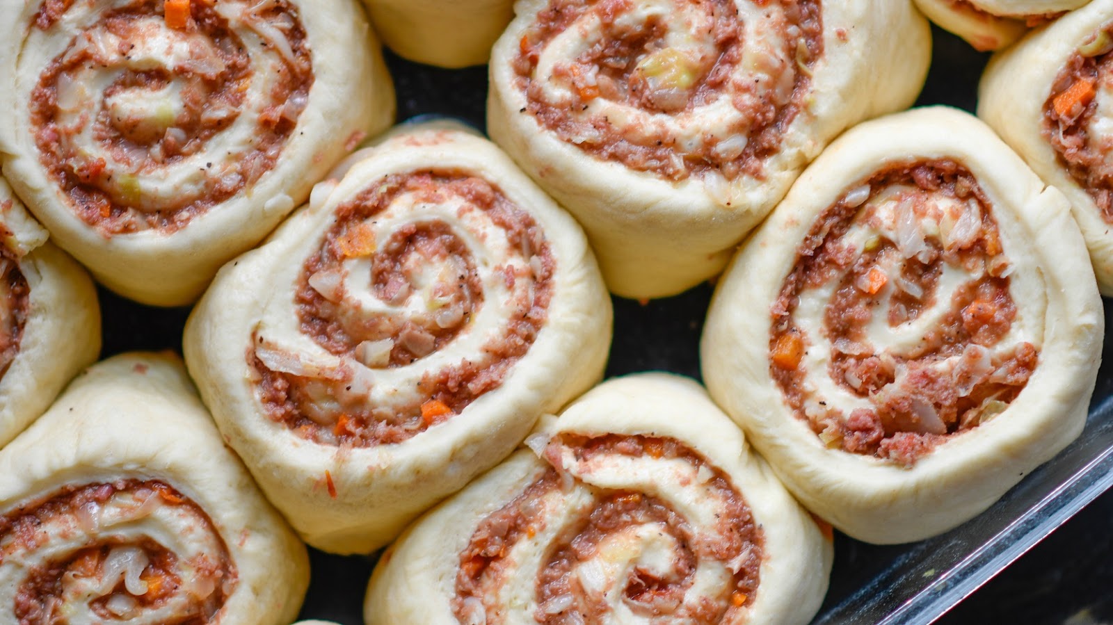 Greedy Girl Jamaican cabbage and corned beef rolls