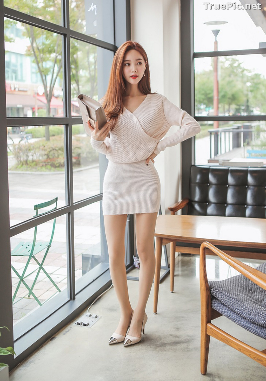 Image Korean Fashion Model – Hyemi – Office Dress Collection #3 - TruePic.net - Picture-13