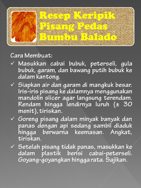 Resep Aneka Keripik untuk Dijual Resep Aneka Keripik untuk Dijual Laris Manis