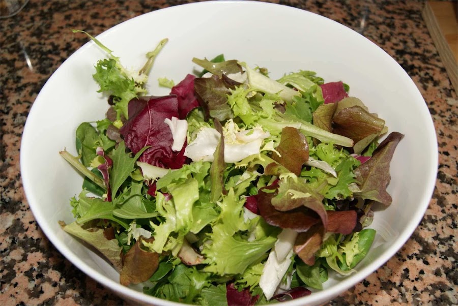receta de ensalada BIO paso 1