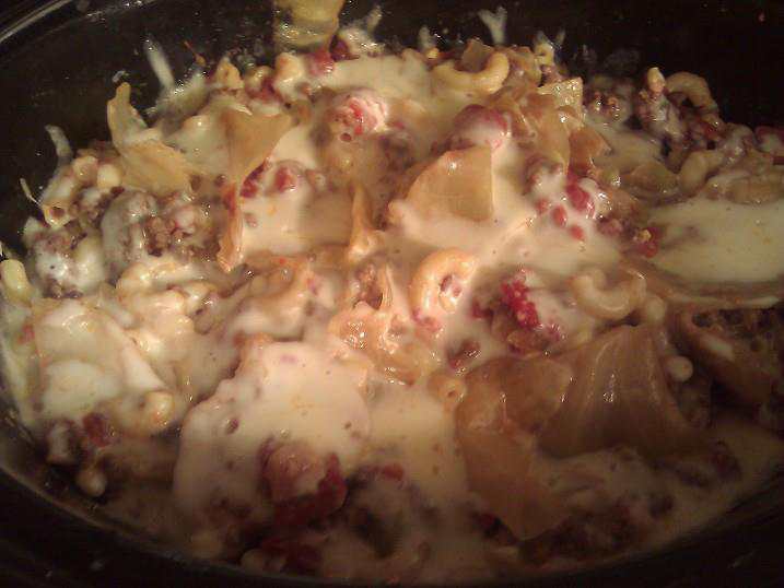 Cookin With Evilone Crock Pot Cabbage Casserole (377 Calories)