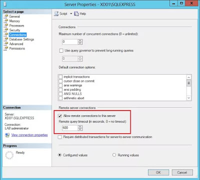 sql server allow remote connections