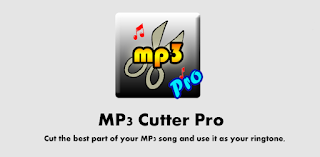 تطبيقات مدفوعة : تطبيق لقص المقاطع الصوتية مدفوع Mp3 Cutter Pro بدون اعلانات