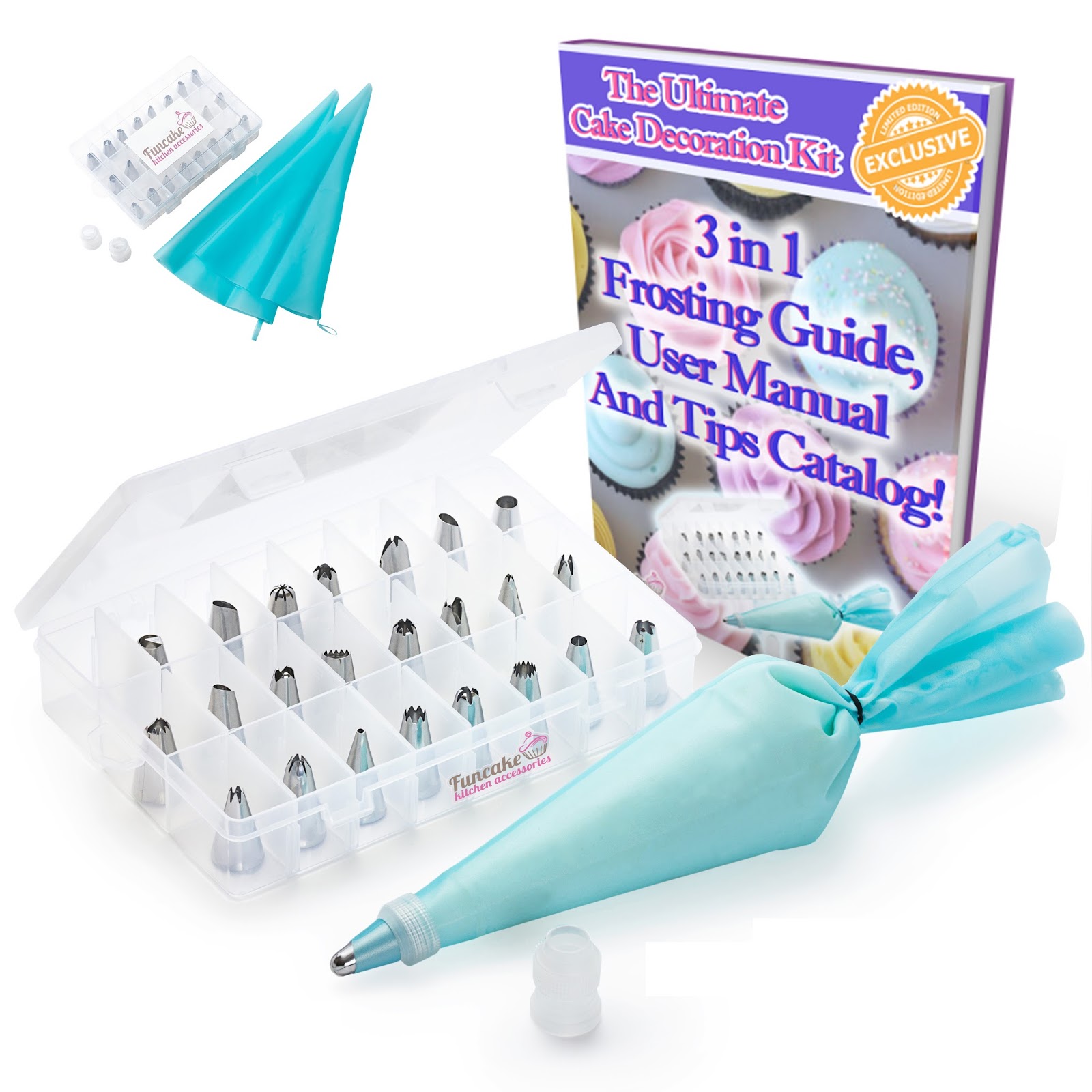 With Open Eyes To See Professional Cake Decorating Kit by Funcake