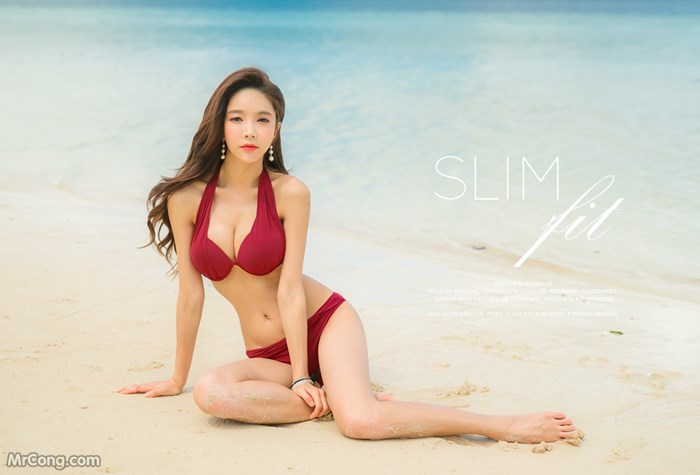 Beautiful Park Soo Yeon in the beach fashion picture in November 2017 (222 photos) photo 9-19